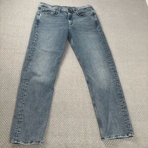 Rag & Bone Fit 2 Jeans Men 32x32 Blue Denim Slim Straight Leg Light Wash Stretch